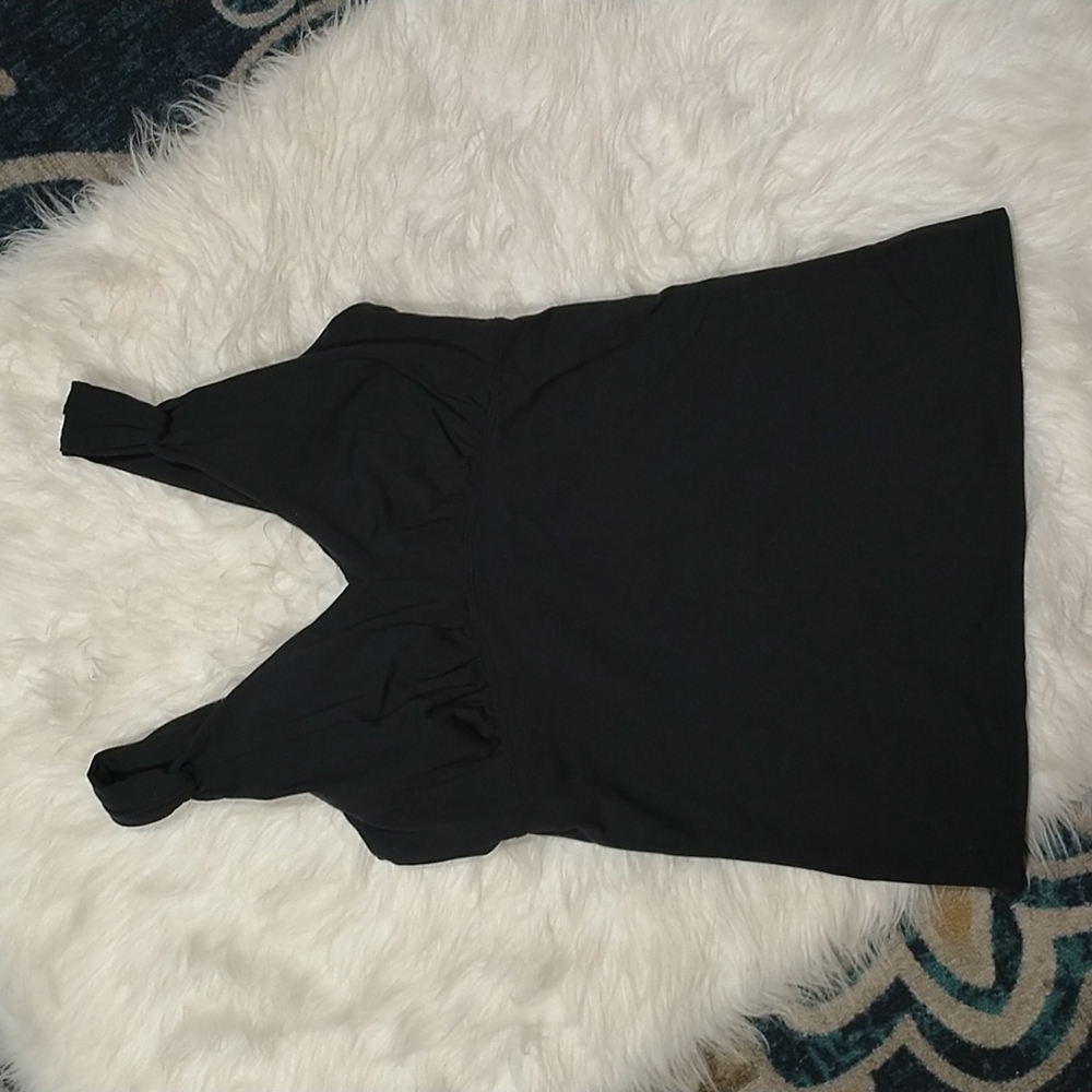 Athleta black athletic workout tank tops small